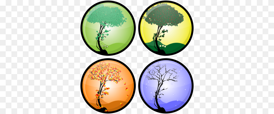 Download Four Seasons Free Transparent And Clipart, Plant, Tree, Vegetation, Art Png Image