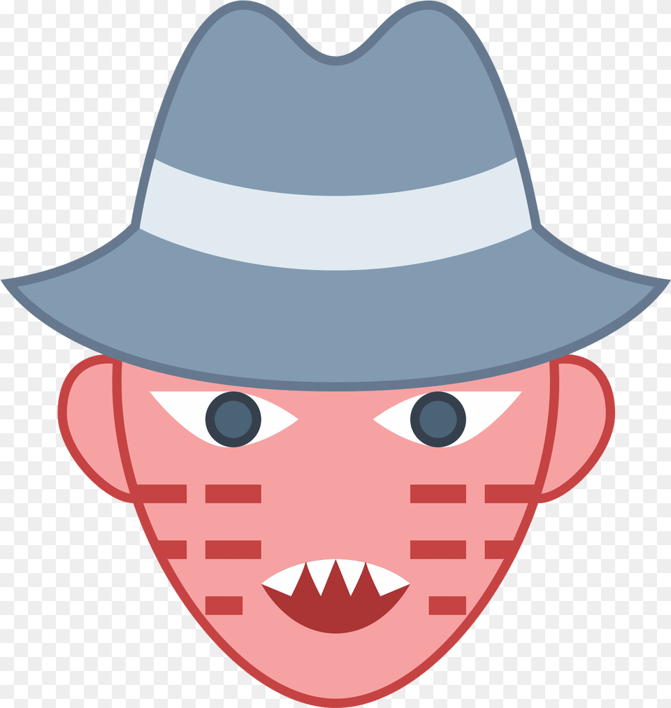 Download Freddy Krueger Icon Costume Hat, Clothing, Sun Hat, Animal, Fish Png Image
