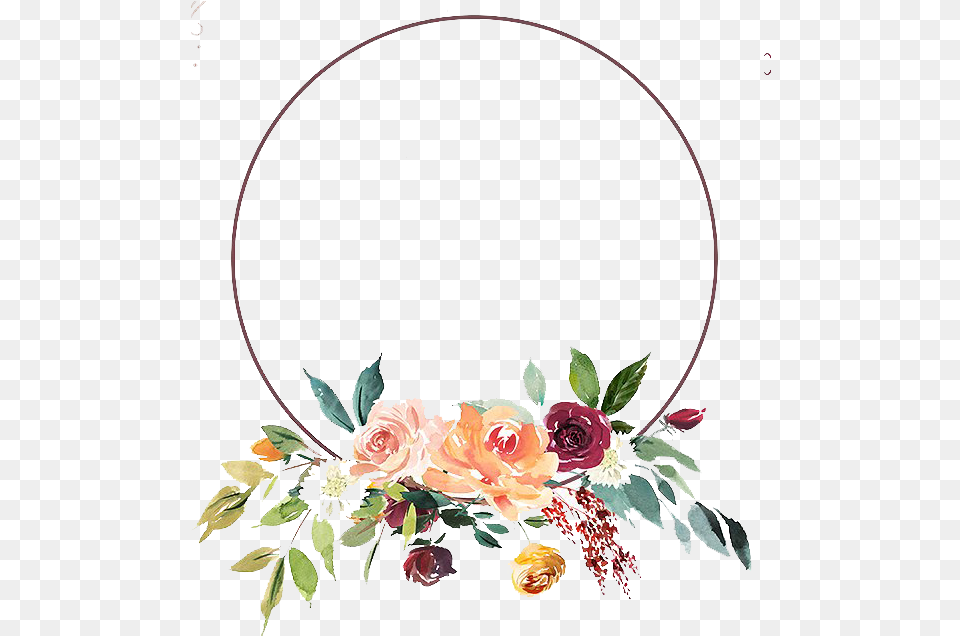 Download 15 Floral For Transparente Frame Floral, Rose, Plant, Pattern, Graphics Free Png