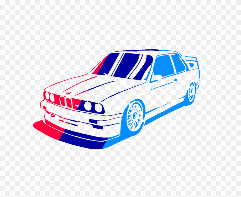 Download Art Car Vector Bmw M3 Series Dlpngcom Bmw Art Car Vector, Vehicle, Transportation, Machine, Spoke Free Transparent Png