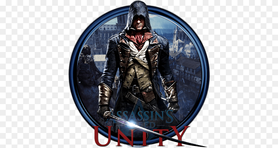Download Assassins Creed Unity Pic Dlpngcom Creed Unity Wallpaper Phone, Jacket, Clothing, Coat, Person Free Png