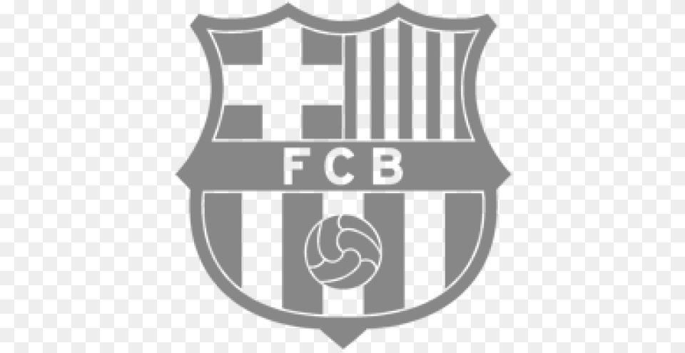 Download Free Barcelona Fc Barcelona White Logo, Armor, Shield, First Aid Png Image