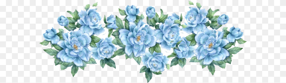 Blue Flower Vector Blue Flower, Graphics, Art, Floral Design, Pattern Free Png Download