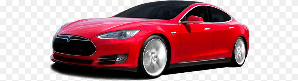 Download Free Car Backgroundteslatransparent Dlpngcom Tesla Transparent Clipart, Alloy Wheel, Vehicle, Transportation, Tire Png Image