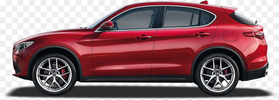 Download Free Car Side View Alfa Romeo Stelvio 2018 Side, Vehicle, Sedan, Transportation, Wheel Png Image