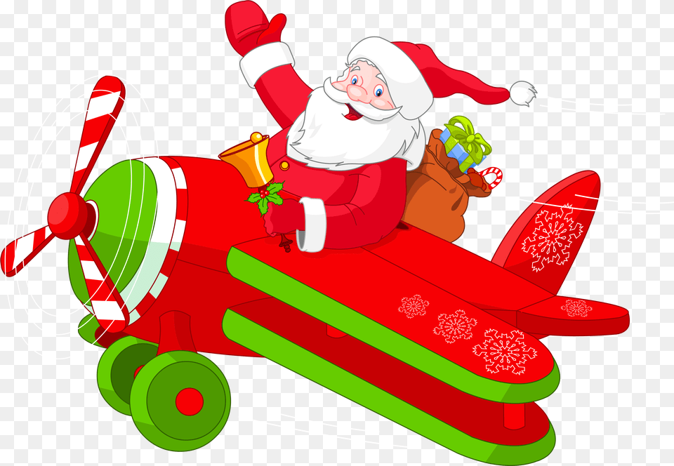 Download Christmas Airplane Clipart Plane Plant, Grass, Weapon, Dynamite Free Transparent Png