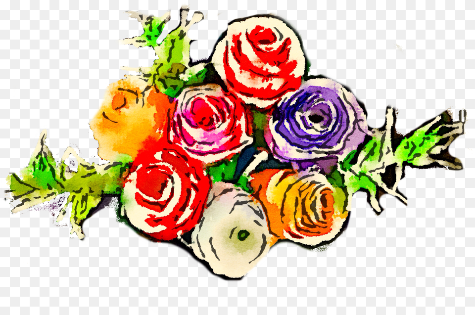 Download Clip Art Clipart Garden Roses Floral Clip Art, Flower Bouquet, Graphics, Plant, Flower Arrangement Free Png