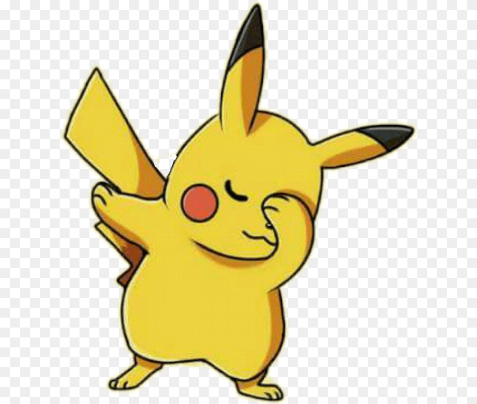 Download Cute Pikachu Pokmon Pikachu Dabbing, Baby, Person, Animal, Mammal Free Transparent Png