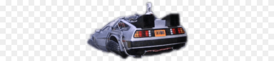 Download Delorean Movies With Flying Cars, Transportation, Vehicle, Watercraft, Car Free Png