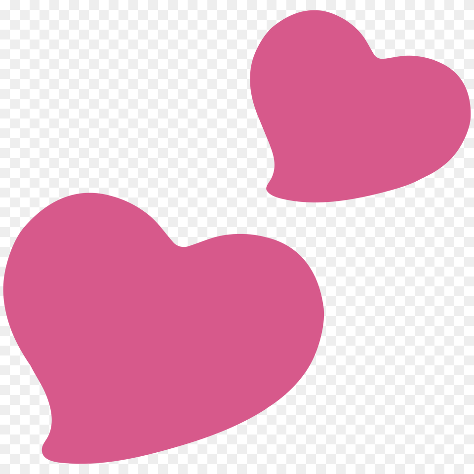 Download Emoji Heartpng Dlpngcom Two Hearts Emoji Facebook, Heart Free Transparent Png