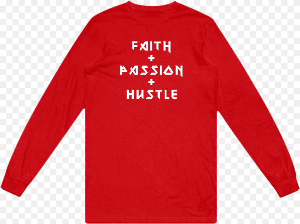 Faith Passion Hustle X Absolutely Dope, Clothing, Long Sleeve, Sleeve, T-shirt Free Png Download