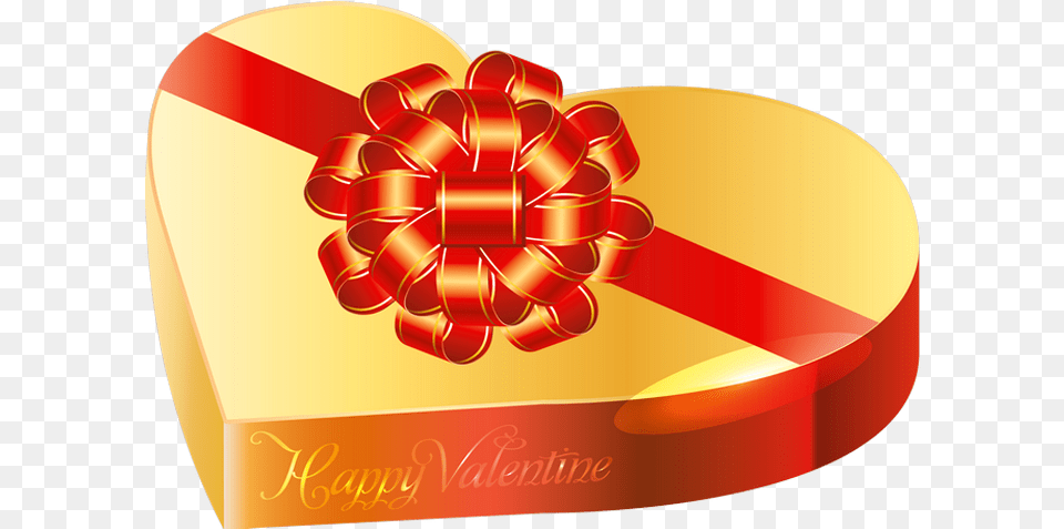 Download Free Gold Valentine Chocolate Box Clipart Valentine Chocolate Box, Dynamite, Weapon, Gift Png Image