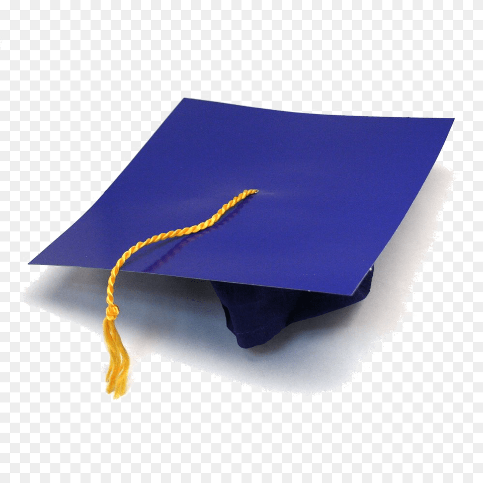 Download Graduation Cap Clipart Dlpngcom Blue And Gold Graduation Cap, People, Person Free Png