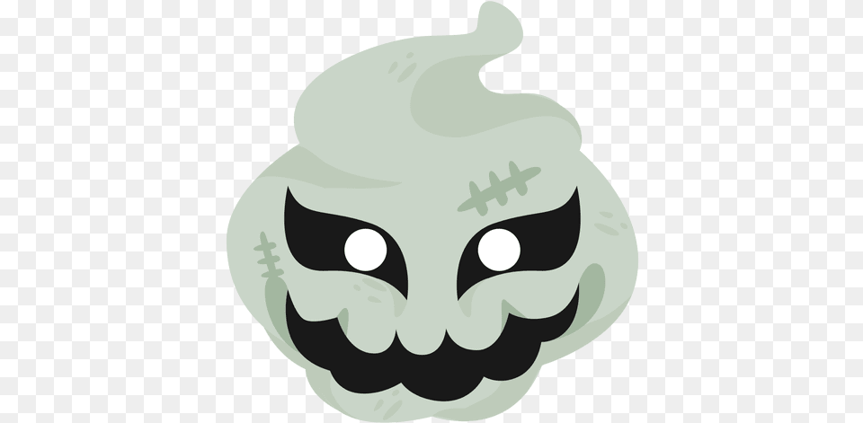 Download Halloween Ghost Image Dlpngcom Cartoon Halloween Mask, Stencil, Animal, Bear, Mammal Free Transparent Png