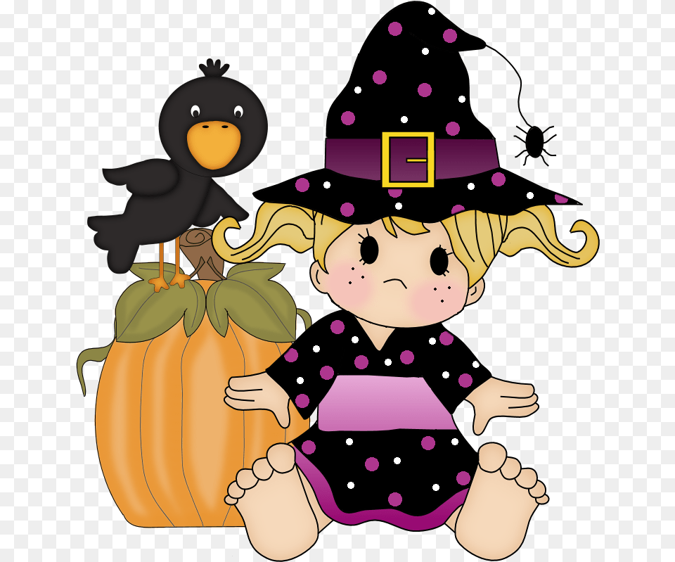 Halloween Graphics Clip Art Cute Halloween Clip Art, Baby, Face, Head, Person Free Png Download
