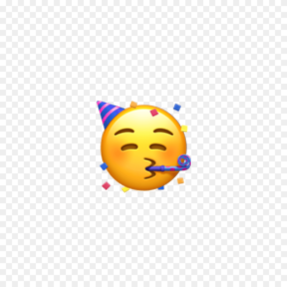 Download Hd Party Hat Emoji Transparent Clipart Apple Emojis, Clothing Free Png