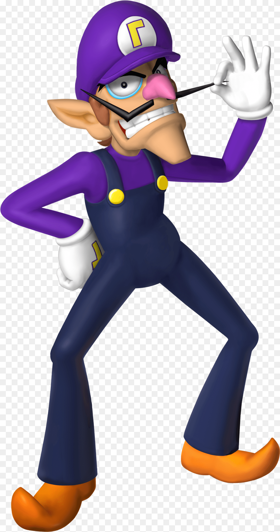 Download Free Hd Wario And Waluigi Waluigi Transparent, Baby, Person, Performer Png