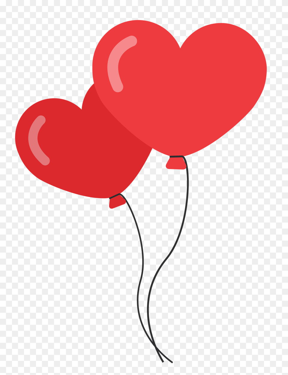 Heart Shaped Balloons Image Dlpngcom Heart Shaped Balloons, Flower, Plant, Carnation, Rose Free Png Download