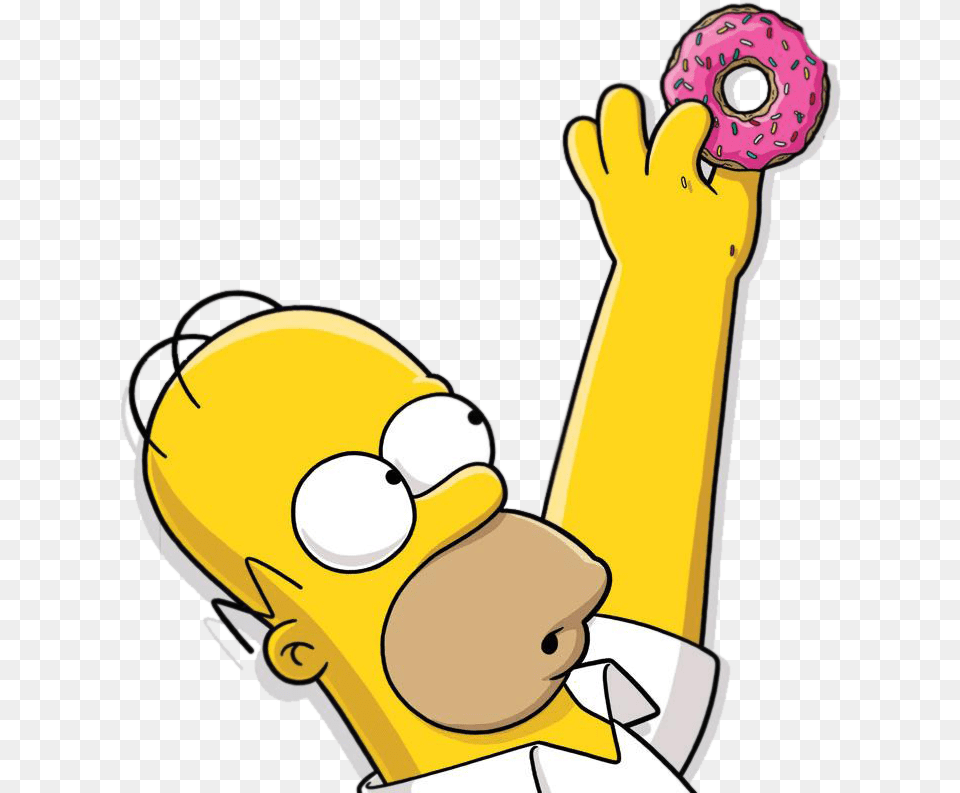 Homer Bart Area Donuts Artwork Simpson Simpsons, Baseball, Baseball Glove, Clothing, Glove Free Png Download