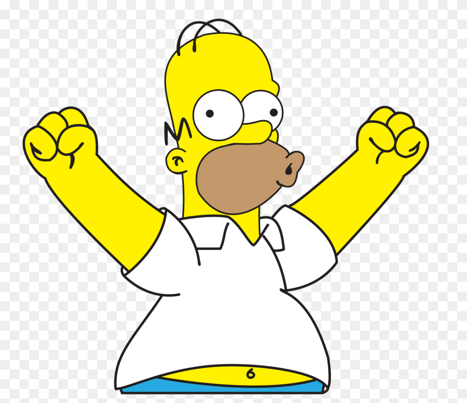Download Homer Simpson Drooling Homer Simpson, Baby, Person, Body Part, Hand Free Png