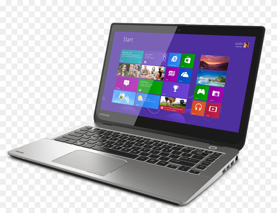 Download Laptop Dlpngcom Toshiba Portege Z30 B, Computer, Electronics, Pc, Person Free Png