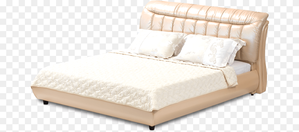 Leather Bed Bed Frame, Furniture, Mattress, Cushion, Home Decor Free Png Download