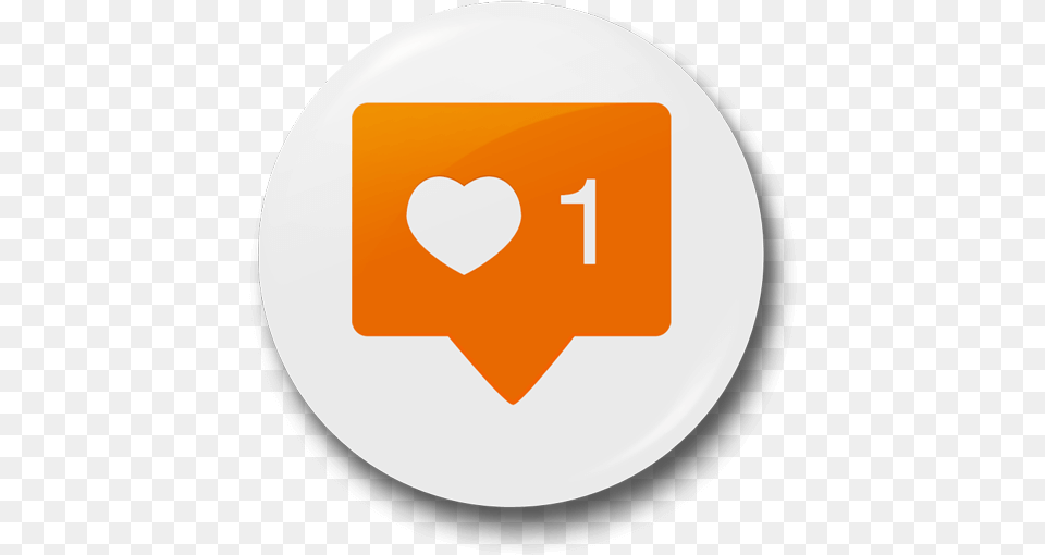 Download Like Media Button Facebook Social Badge Instagram Like Badge, Logo, Symbol, Disk Free Transparent Png