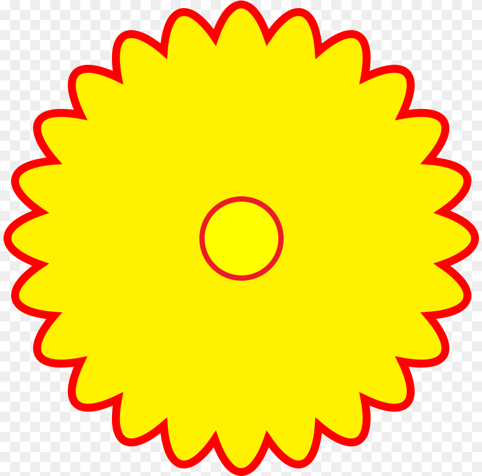 Logo Yellow Flower Shaped Radio Mon Pas, Daisy, Plant, Food, Ketchup Free Png Download
