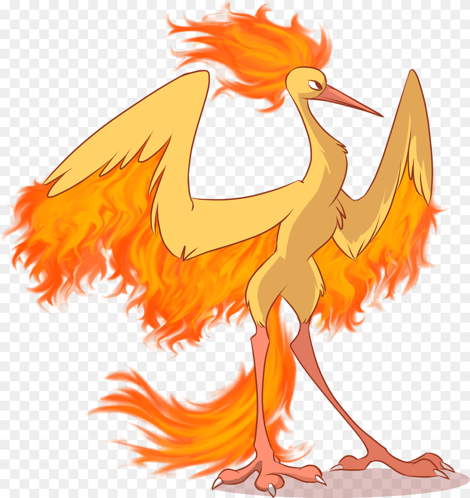 Download Free Moltres Multris Pokemon, Animal, Bird, Crane Bird, Waterfowl Png Image