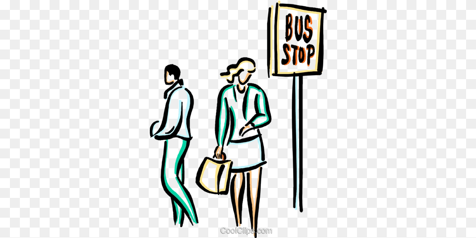 Download People Waiting Wait For A Bus Clipart, Clothing, Sleeve, Long Sleeve, Adult Free Transparent Png