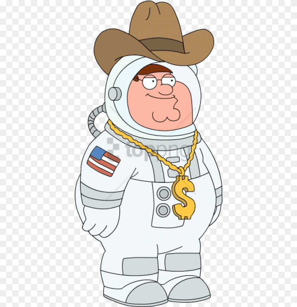 Peter Griffin Space Cowboy Image With Peter Griffin Astronaut Cowboy Millionaire, Clothing, Hat, Baby, Person Free Png Download
