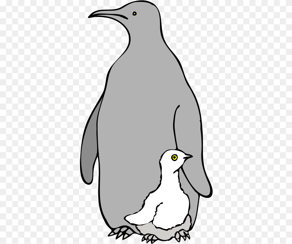 Download Free Pinguino Col Piccolo Mother And Baby Animal Clipart, Bird, Penguin, Person Png