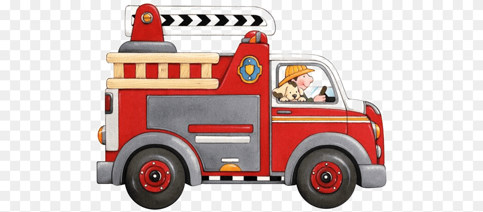 Download Printable Clipart And Coloring Pages Firetrucks Clipart, Transportation, Vehicle, Truck, Fire Truck Free Png