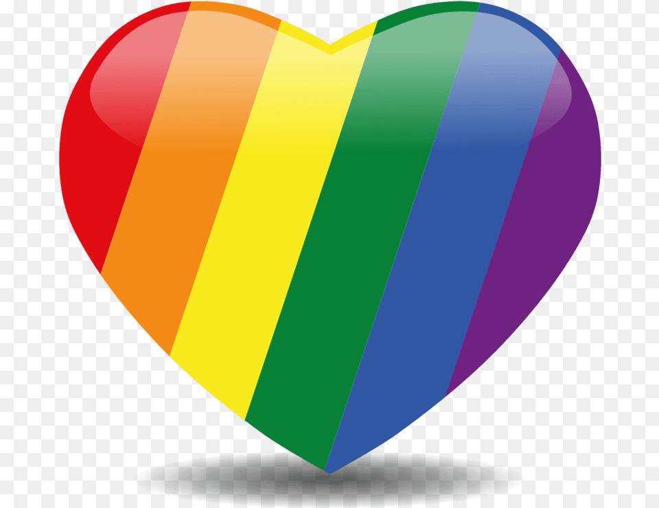 Download Rainbow Heartpng Dlpngcom Rainbow Heart Emoji, Balloon Free Png