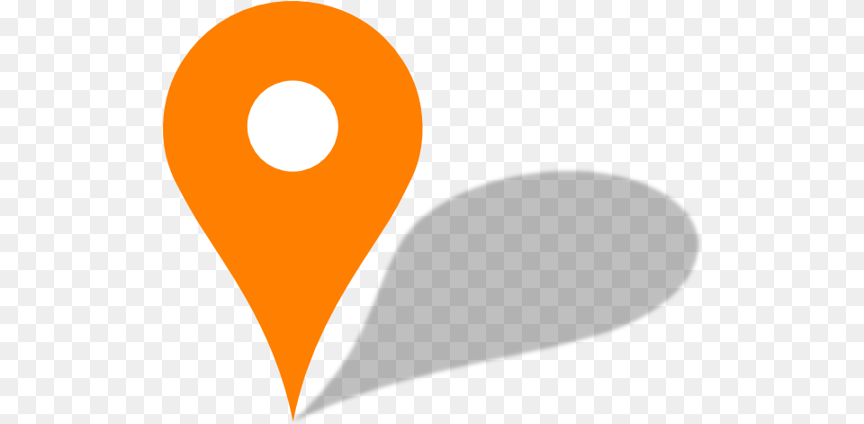Download Red Push P Google Map Pin Orange Orange Google Maps Pin, Spoon, Cutlery, Balloon, Lighting Free Transparent Png