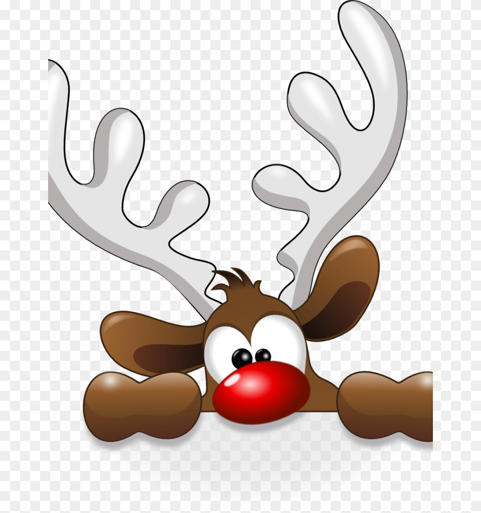 Reindeer Clipart Reindeer Santa Claus Clip Art, Smoke Pipe, Animal, Deer, Mammal Free Png Download