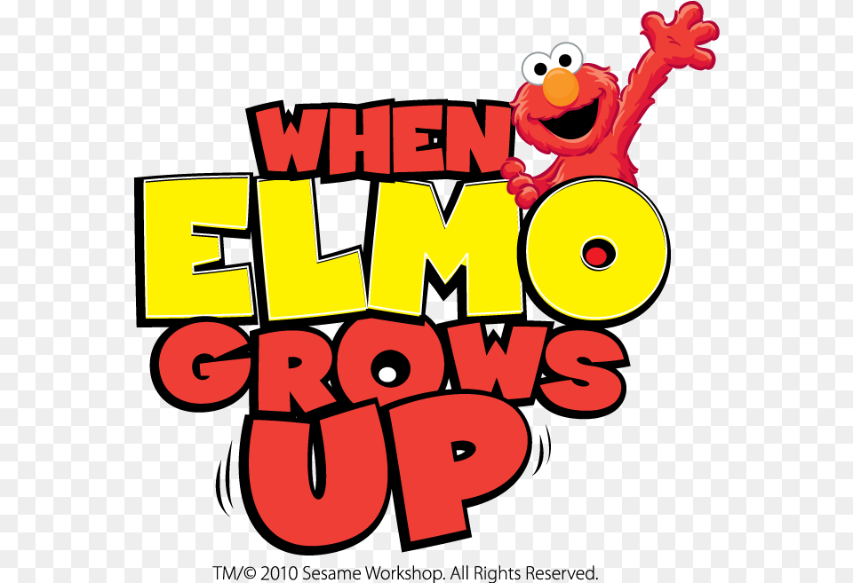 Sesame Street Logo Elmo Grows Up, Dynamite, Weapon Free Png Download
