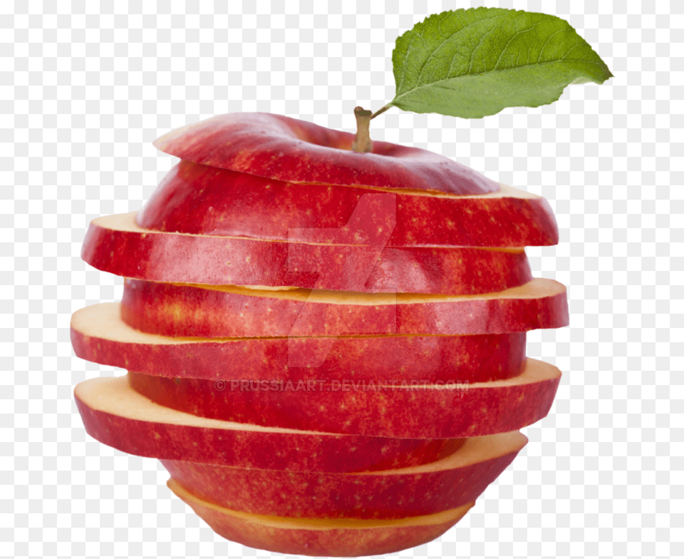 Download Sliced Red Apple Background Red Apple, Produce, Plant, Knife, Fruit Free Transparent Png