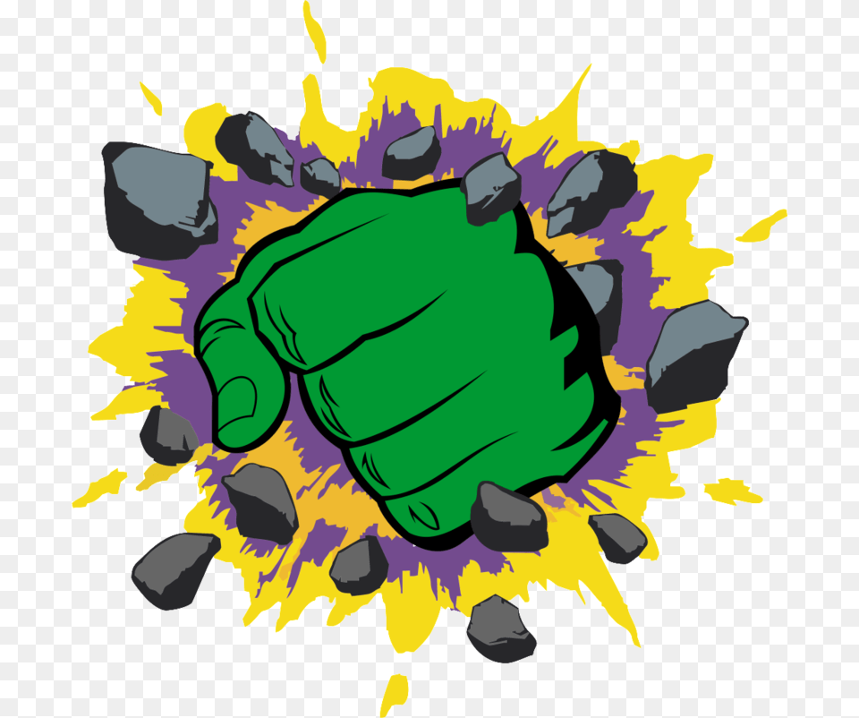 Smashing Spider Man Youtube Hulk Hulk Logo, Body Part, Hand, Person, Fist Free Png Download