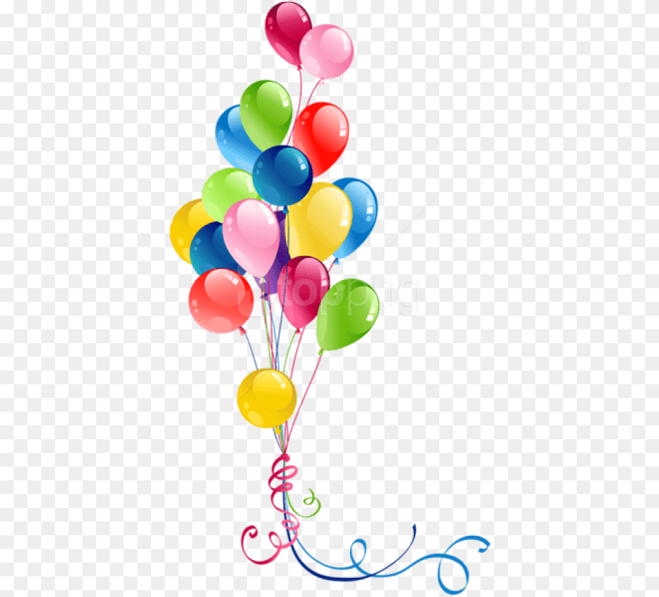 Download Free Transparent Bunch Balloons Transparent Background Birthday Balloon Png