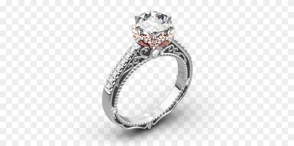 Download Free Verragio Afn 6 Prong Crown Diamond Crown Diamond Ring, Accessories, Jewelry, Gemstone, Silver Png