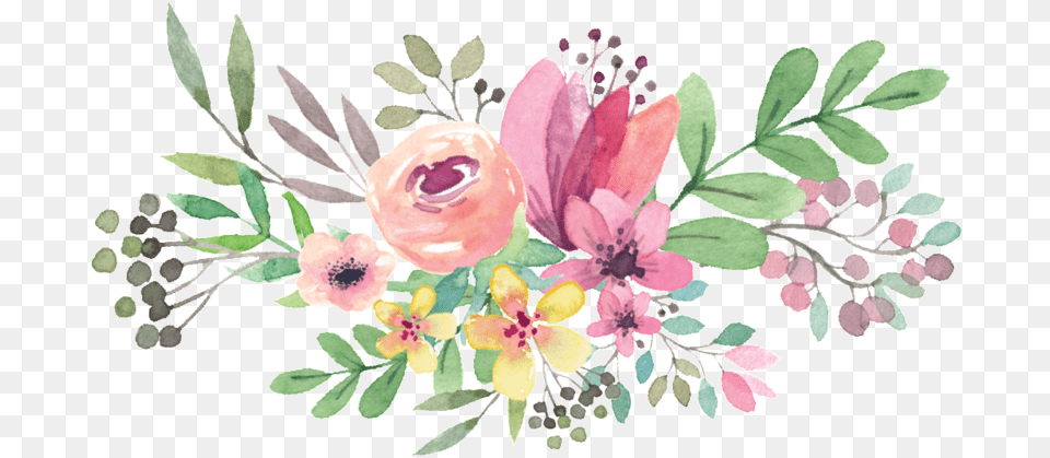 Download Free Watercolor Flowers File Flower, Art, Floral Design, Graphics, Pattern Png Image