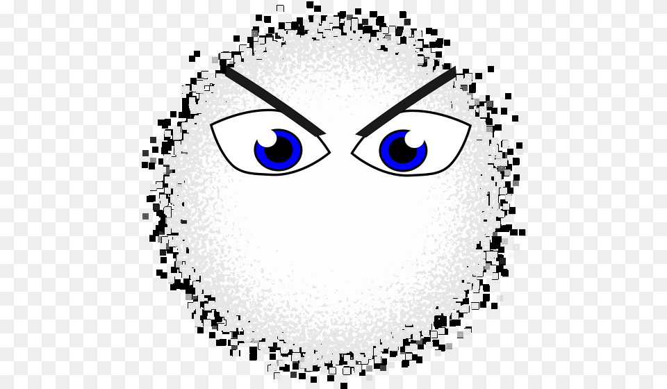 Download Free White Circle Enemy Dlpngcom Illustration, Person, Face, Head Png