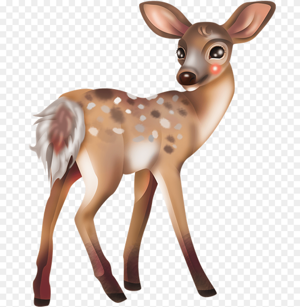 Download Freetoedit Nature Animal Deer Animated Wild Animals Deer, Mammal, Wildlife, Person Png Image