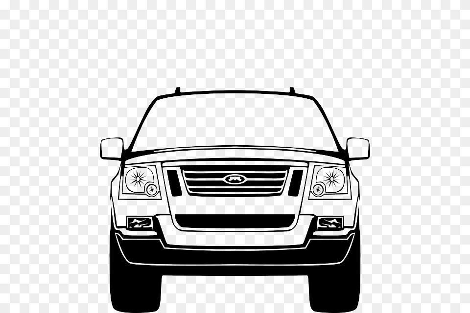 Download Front Of Car Clipart Car Sport Utility Vehicle Clip Art, Transportation, Limo, Bumper Png