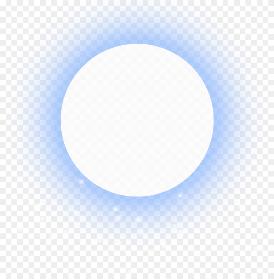Ftestickers Moon Stars Blue Circle, Nature, Night, Outdoors, Plate Free Png Download