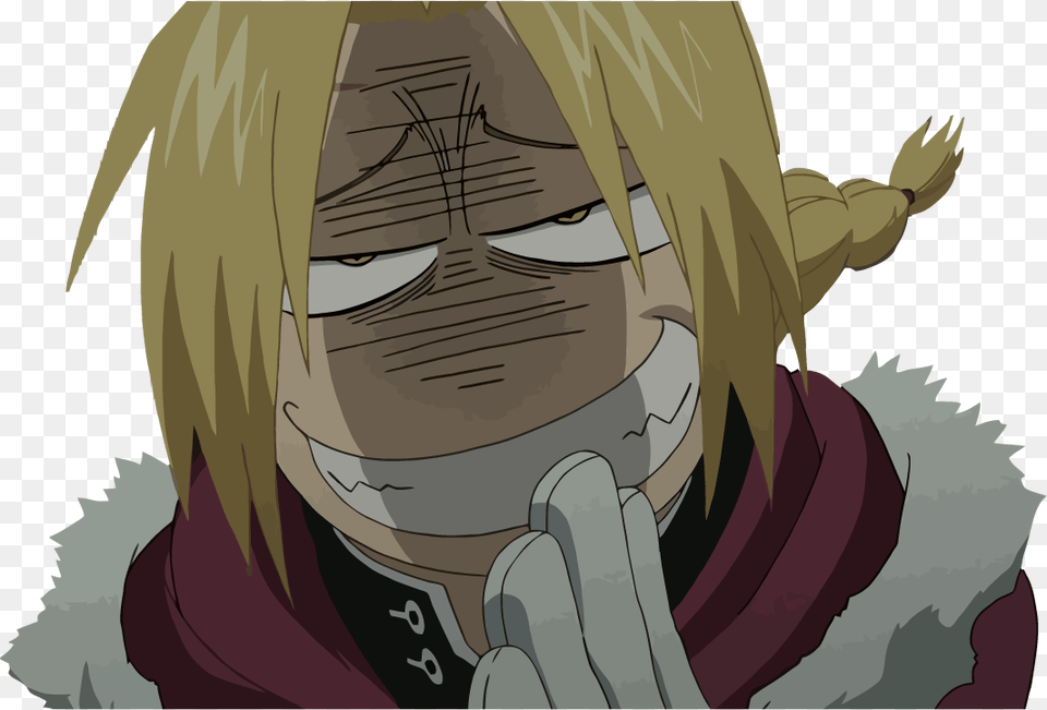 Download Fullmetal Alchemist Edward Mad, Person, Anime, Face, Head Free Png