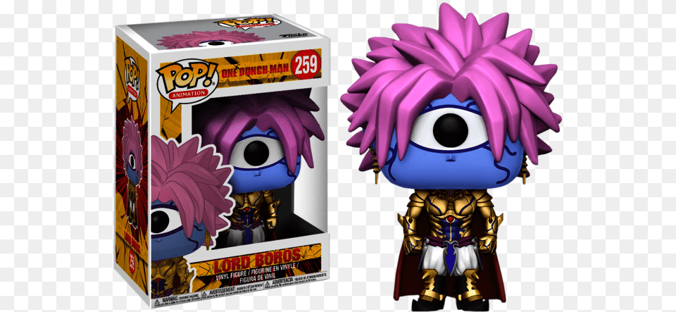 Download Funko Pop Anime One Punch Man Lord Boros Funko One Punch Man Lord Boros Funko Pop, Book, Comics, Publication, Baby Free Png