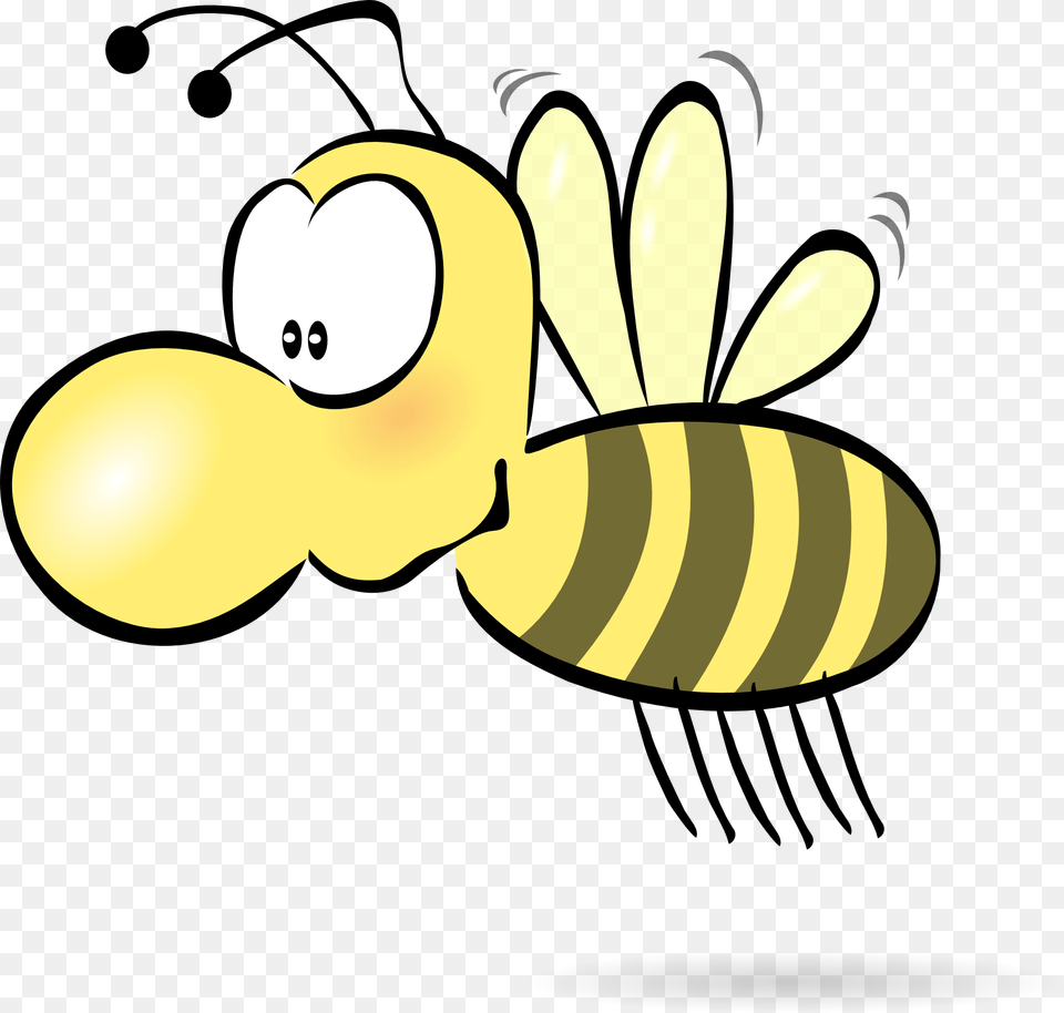 Funny Bee Tattoo Design Bee With A Nose, Animal, Honey Bee, Insect, Invertebrate Free Png Download