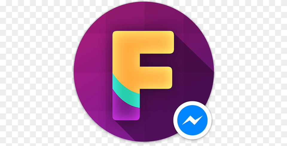 Download Funny Bff Package Mobile App Application Facebook Graphic Design, Purple, Logo, Disk, Text Free Transparent Png